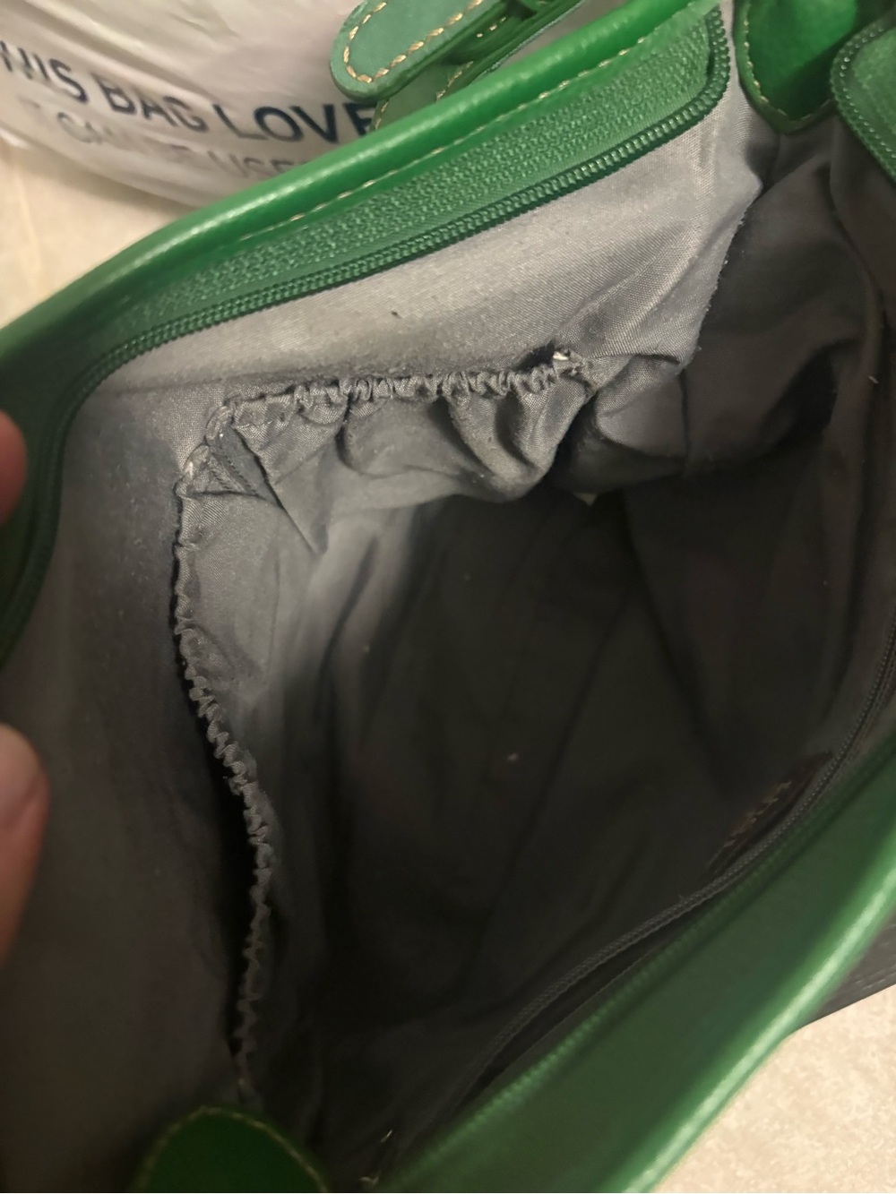 The Sak Bright Green Leather Crossbody Bag - Picture 12 of 12